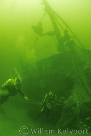 Wreck of the fishing boat WR 93