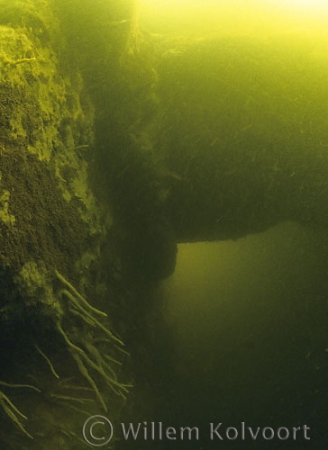 Toilet discharge of  drowned Castle ELSLOO 